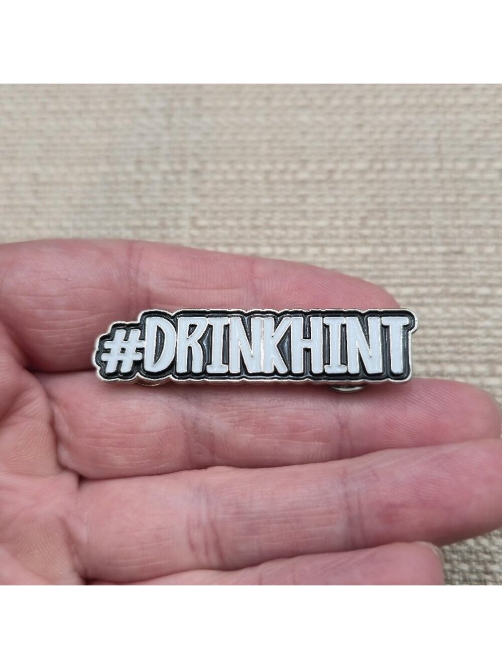 DRINKHINT Enamel Pin - Hint Water Brand Hashtag Promo Lapel Badge A8943